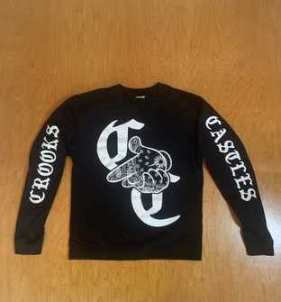 Crooks and Castles Air Gun Crewneck Sweatshirt Men’s Size.